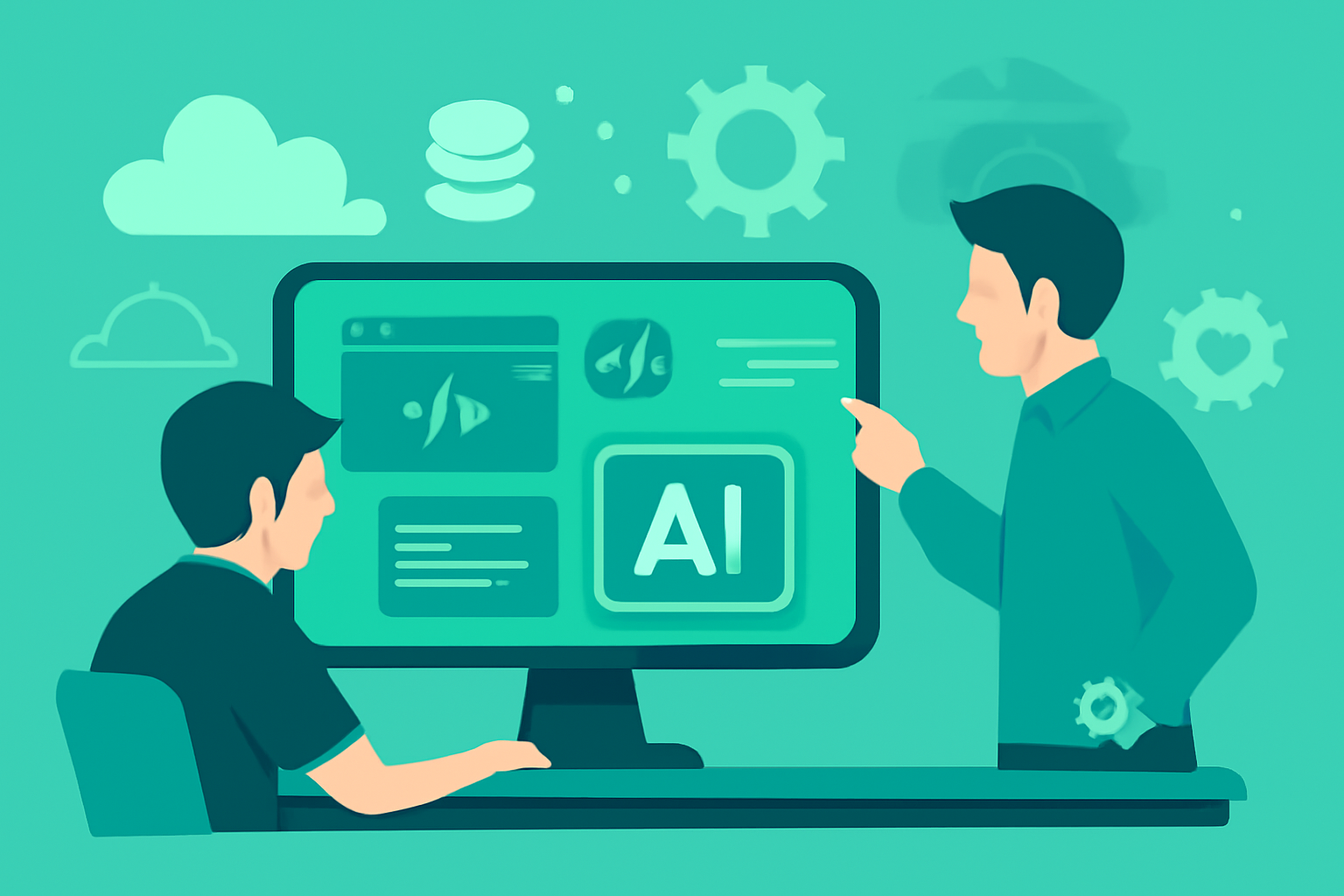 AI Website Illustration